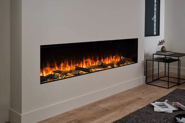 Focar electric British Fires New Forest 1900 Signature montaj frontal in perete, living