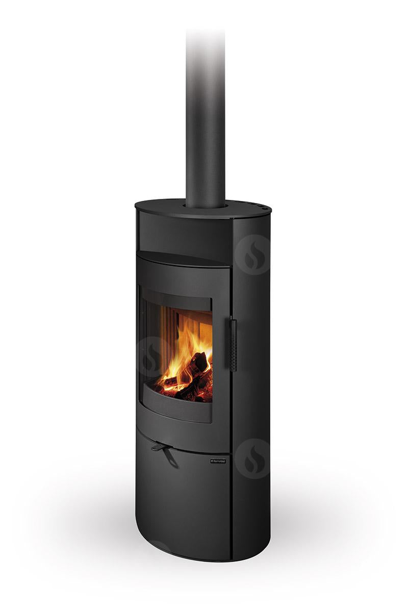 Soba lemne metalica Romotop Lugo N 03 negru