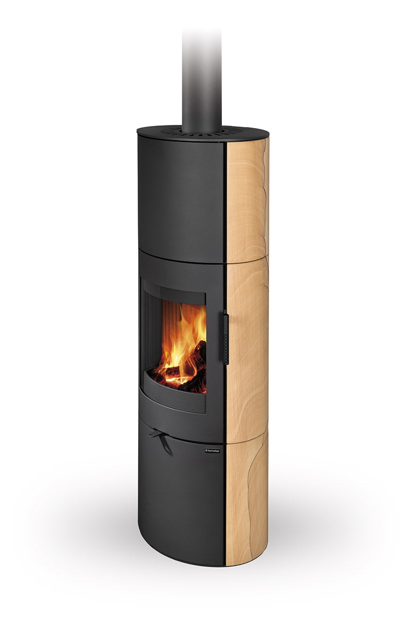 Soba lemne piatra sandstone cu acumulare Romotop Lugo N 04 A