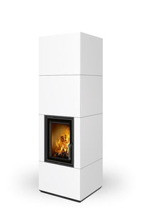 Semineu lemne cu acumulare NORDAC Ceramica