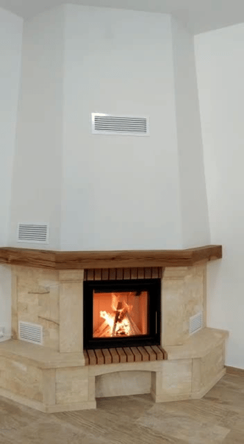 Termosemineu lemne rustic